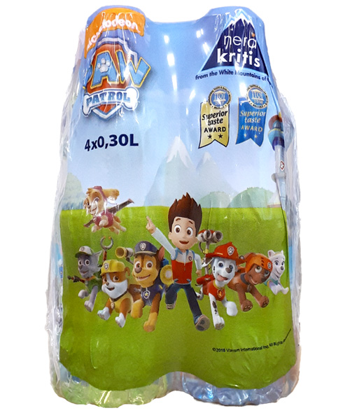 Εμφιαλωμένο Νερό Paw Patrol Νερά Κρήτης (4X330 ml)