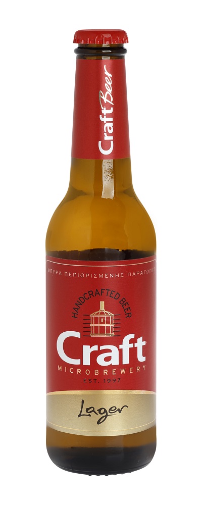 Μπύρα φιάλη Lager Craft (330 ml)