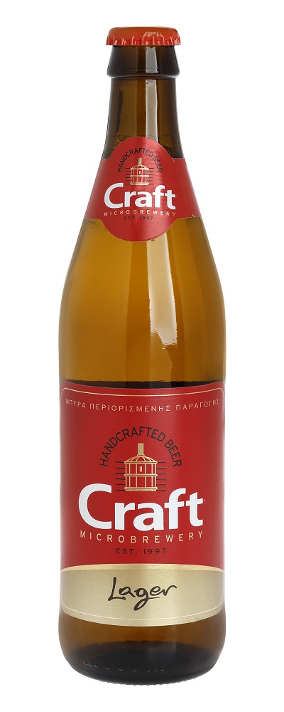 Μπύρα φιάλη Lager Craft (500 ml)