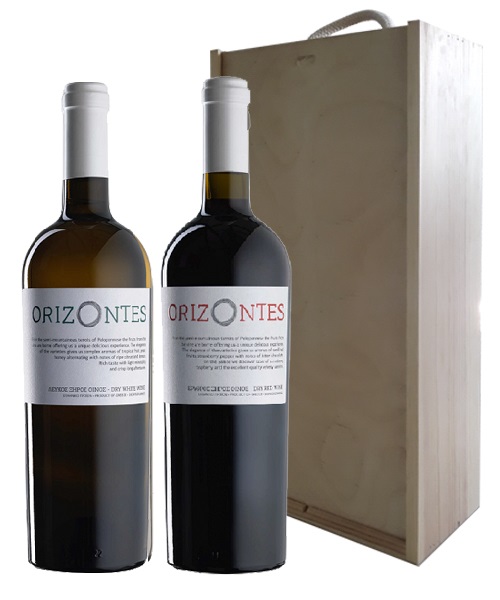 Οίνος Λευκός & Ερυθρός Ορίζοντες (2×750 ml)