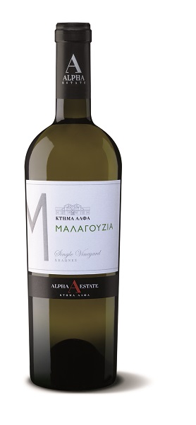 Οίνος Λευκός Μαλαγουζιά Κτήμα Άλφα (750 ml)