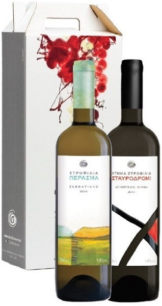 Οίνος Λευκός Πέρασμα & Οίνος Ερυθρός Σταυροδρόμι (2×750 ml)