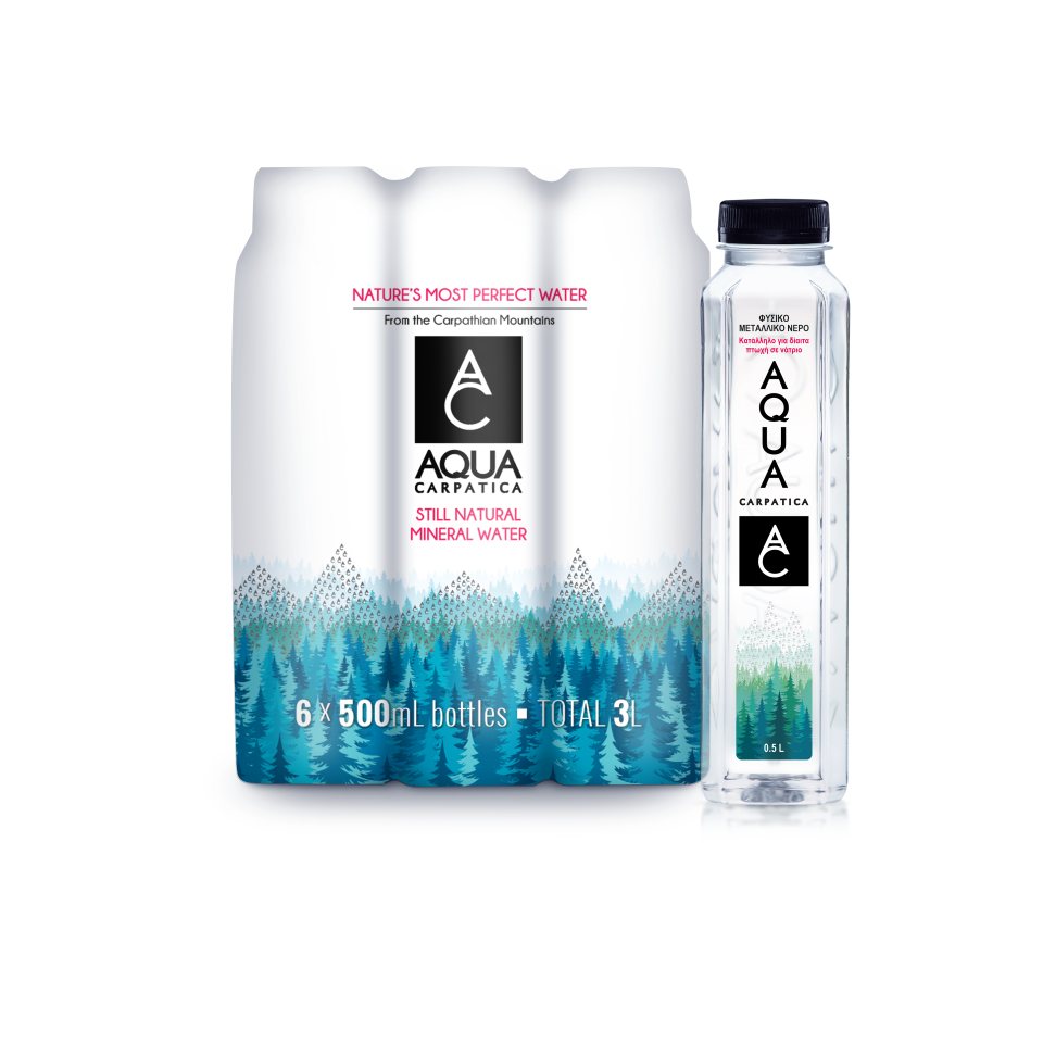Νερό φυσικό μεταλλικό Aqua Carpatica (6x500 ml)