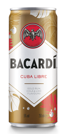 Έτοιμο cocktail Cuba Libre Bacardi (250 ml)