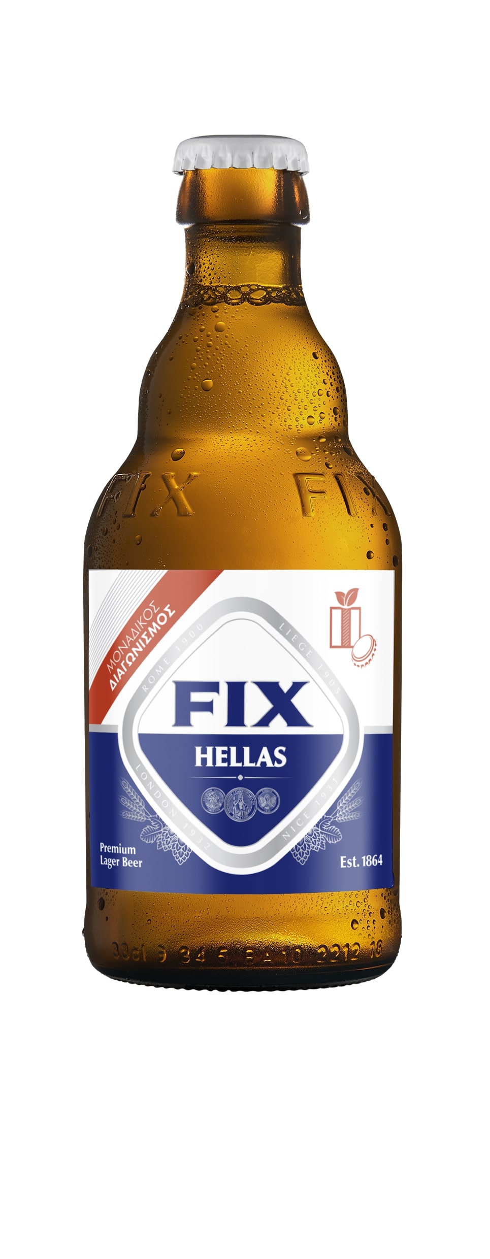 Μπύρα Φιάλη με Ιστορική Ετικέτα Fix (330 ml)