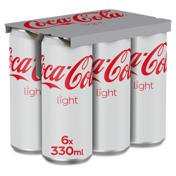 The Coca Cola Company Coca-Cola Light Κουτί (6x330 ml)