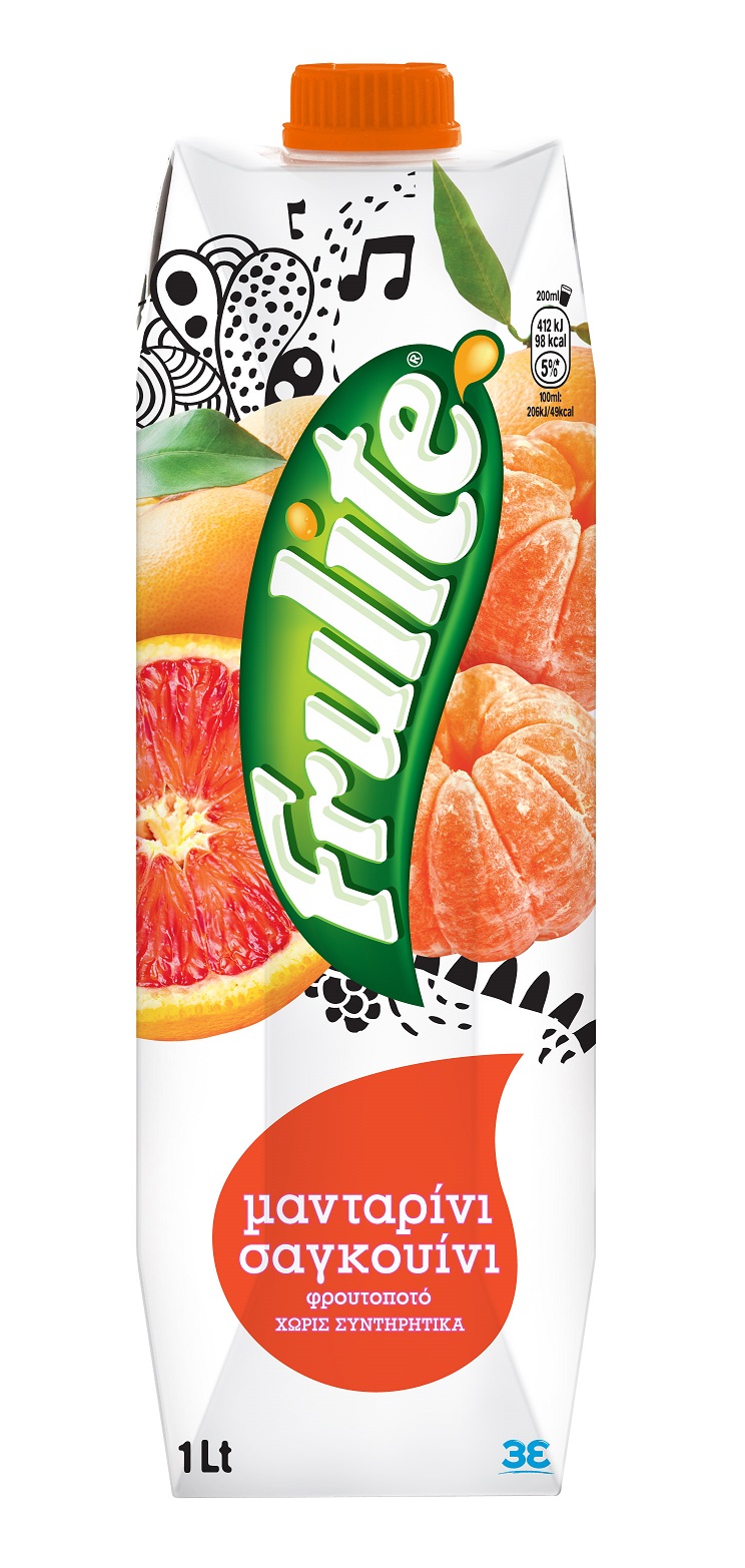 Φρουτοποτό Μανταρίνι, Σαγκουίνι Frulite (1 lt)