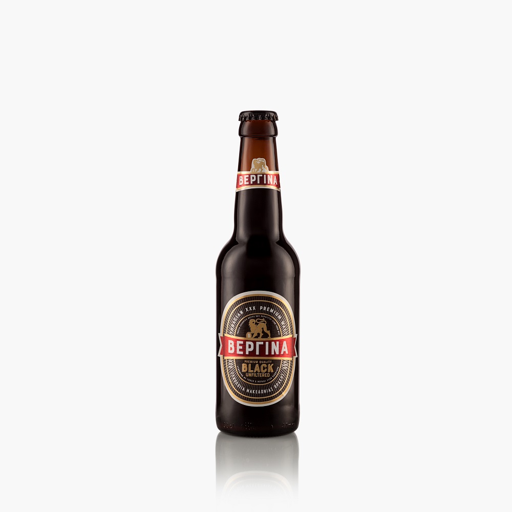 Μπύρα φιάλη Black Βεργίνα (330 ml)