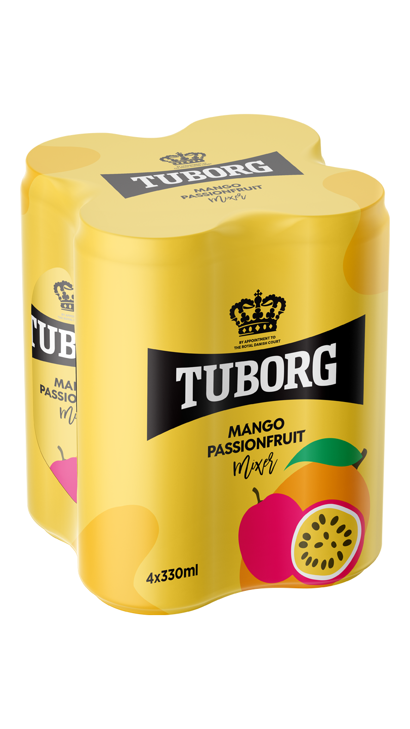 Tuborg Αναψυκτικό Mango & Passionfruit Tuborg (4x330 ml)