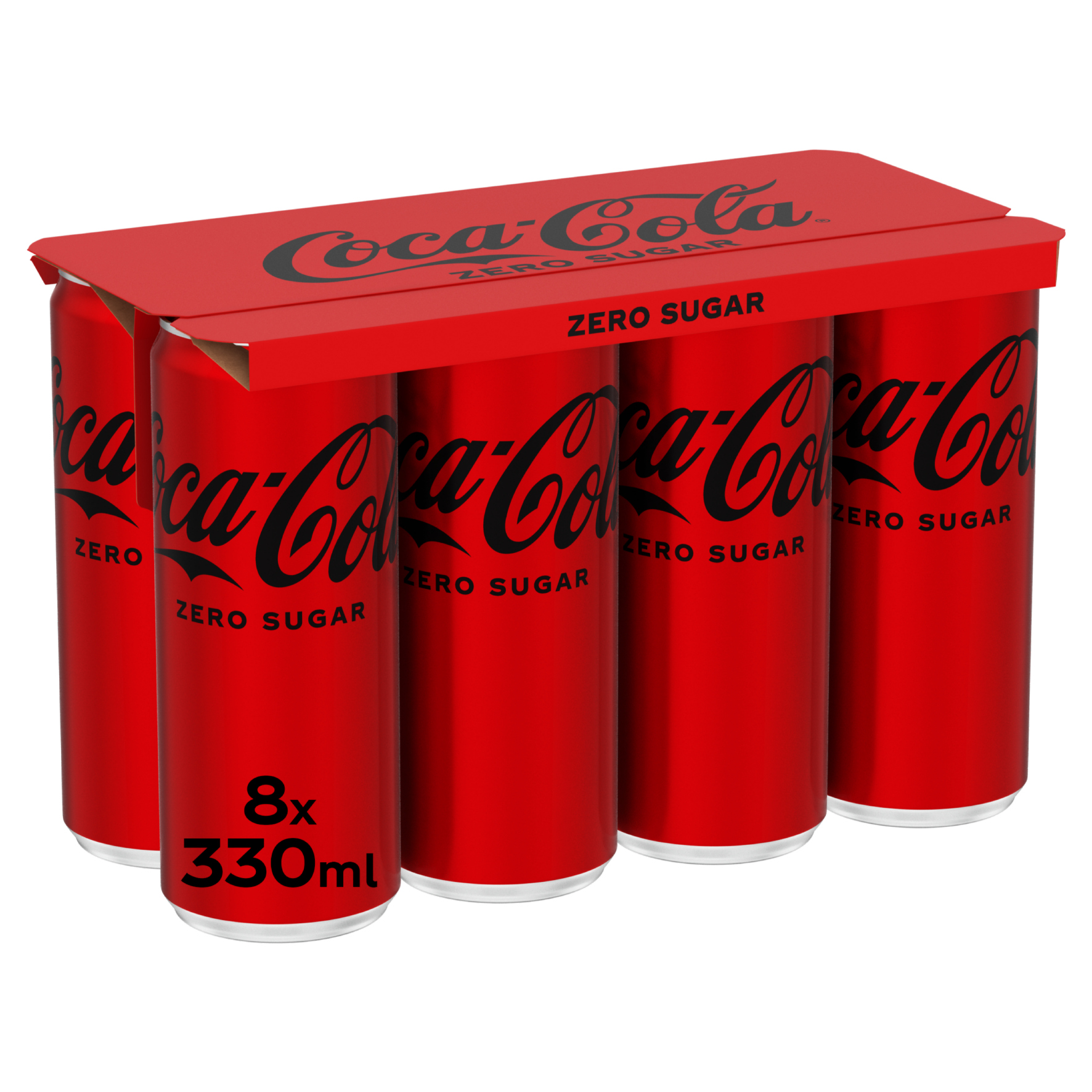 The Coca Cola Company Coca-Cola Zero Κουτί (8x330 ml)