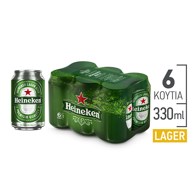 Μπύρα Κουτί Heineken (6×330 ml)