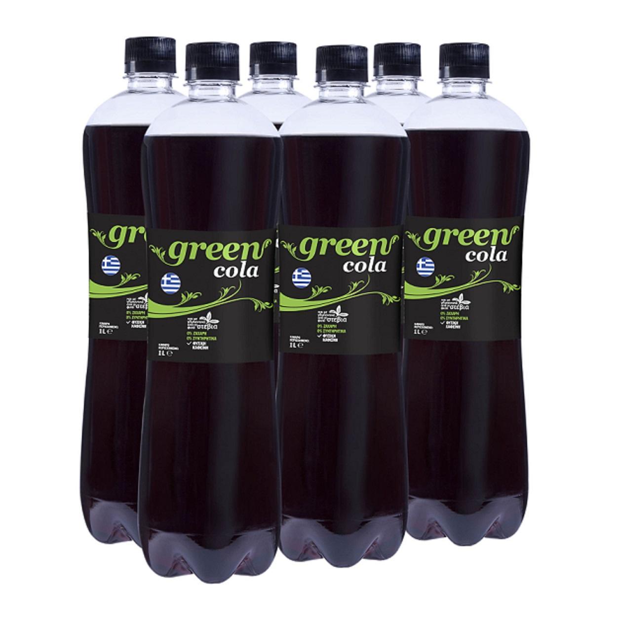 Αναψυκτικό Green Cola (6×1 lt)