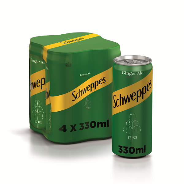 Αναψυκτικό Ginger Ale Schweppes (4x330ml)
