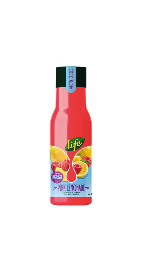 Χυμός Λεμόνι Ράσμπερι Life Fresh (400 ml)