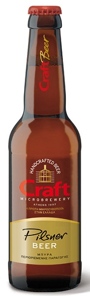 Μπύρα φιάλη Pilsner Craft (330 ml)