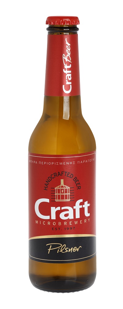 Μπύρα φιάλη Pilsner Craft (330 ml)