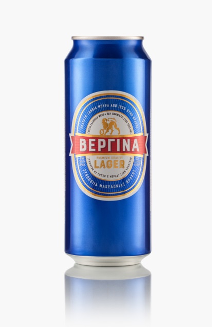 Μπύρα κουτί Premium Lager Βεργίνα (500 ml)