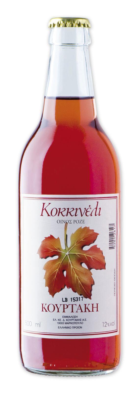 Οίνος Ροζέ Κοκκινέλι Κουρτάκη (500 ml)
