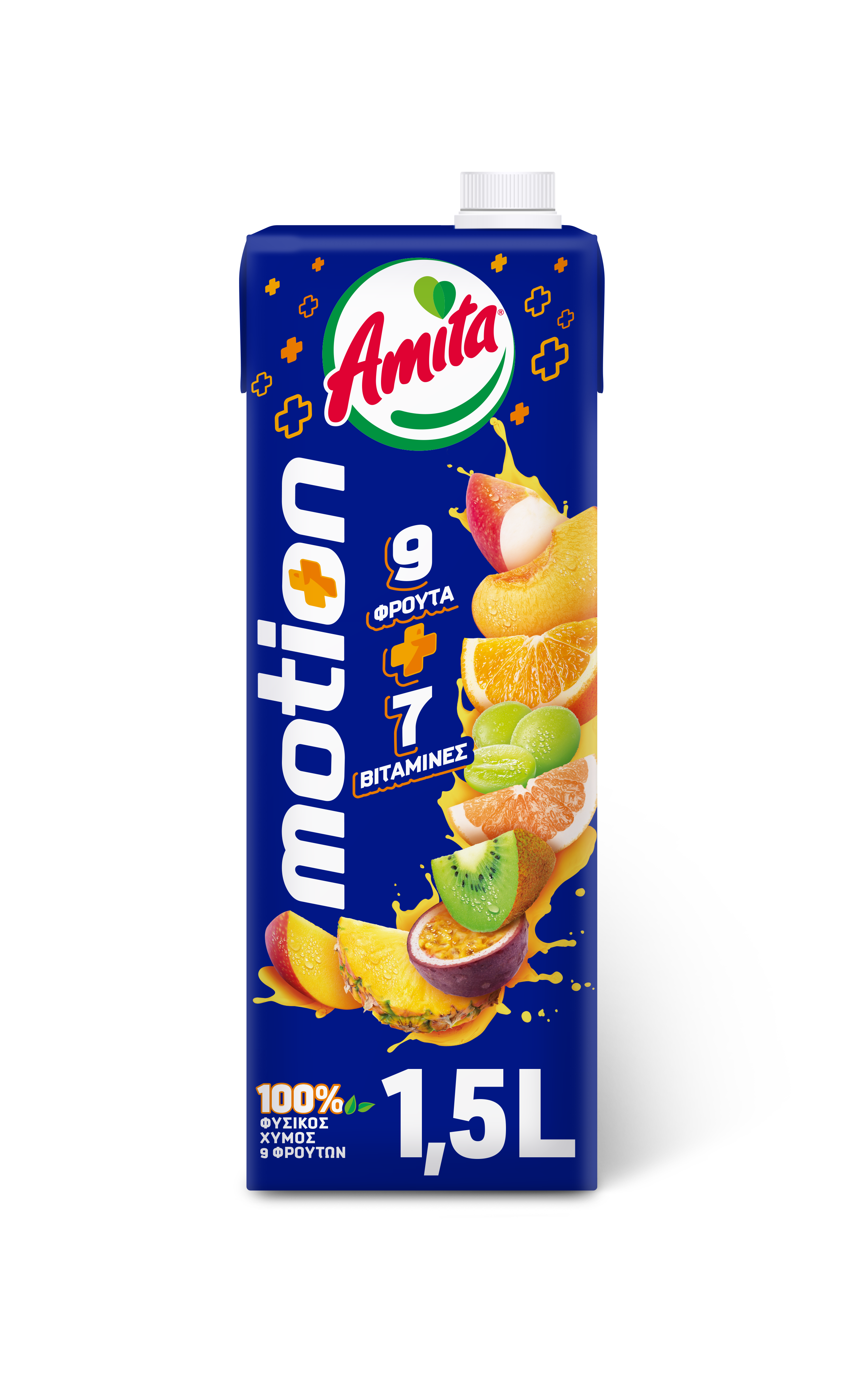 Φυσικός Χυμός 9 Φρούτων Amita Motion (1,5 Lt) φωτογραφία