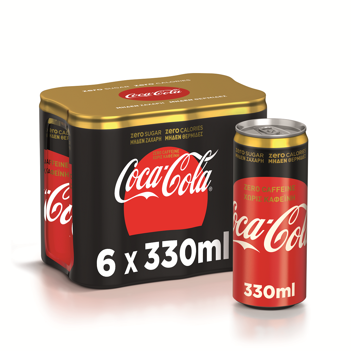 Coca Cola Caffeine Free Can 6x330 Ml E Fresh Gr