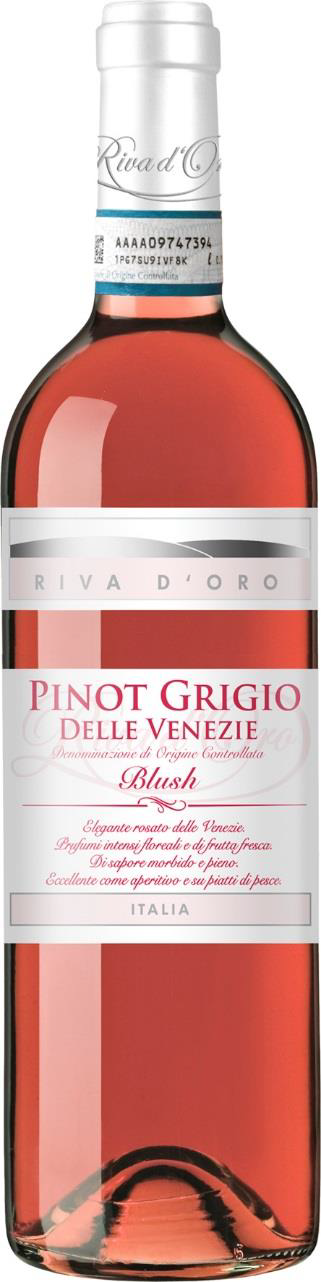 Οίνος Ροζέ Pinot Grigio Blush Riva D’ Oro 2020 (750 ml)