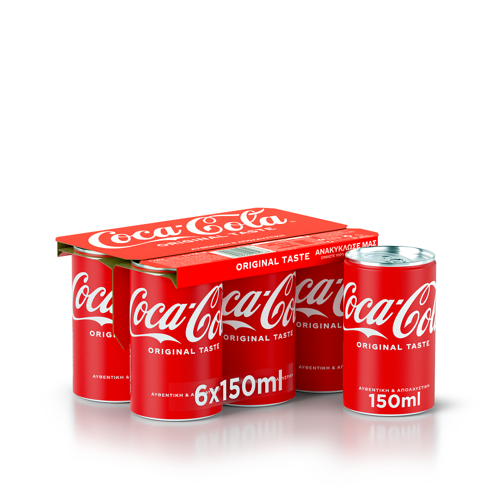 The Coca Cola Company Coca-Cola Κουτί (6x150 ml)