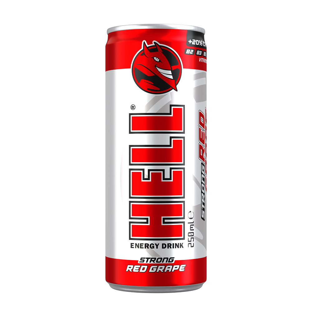 Hell Energy Ενεργειακό Ποτό Red Grape Hell (250 ml)