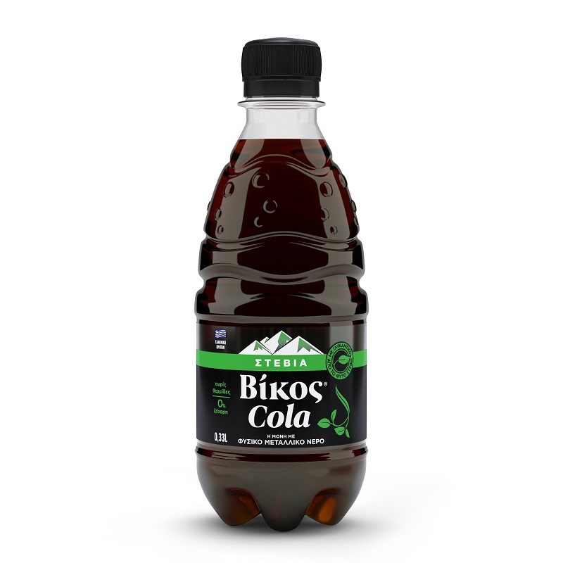 Cola με στέβια Βίκος (330 ml)