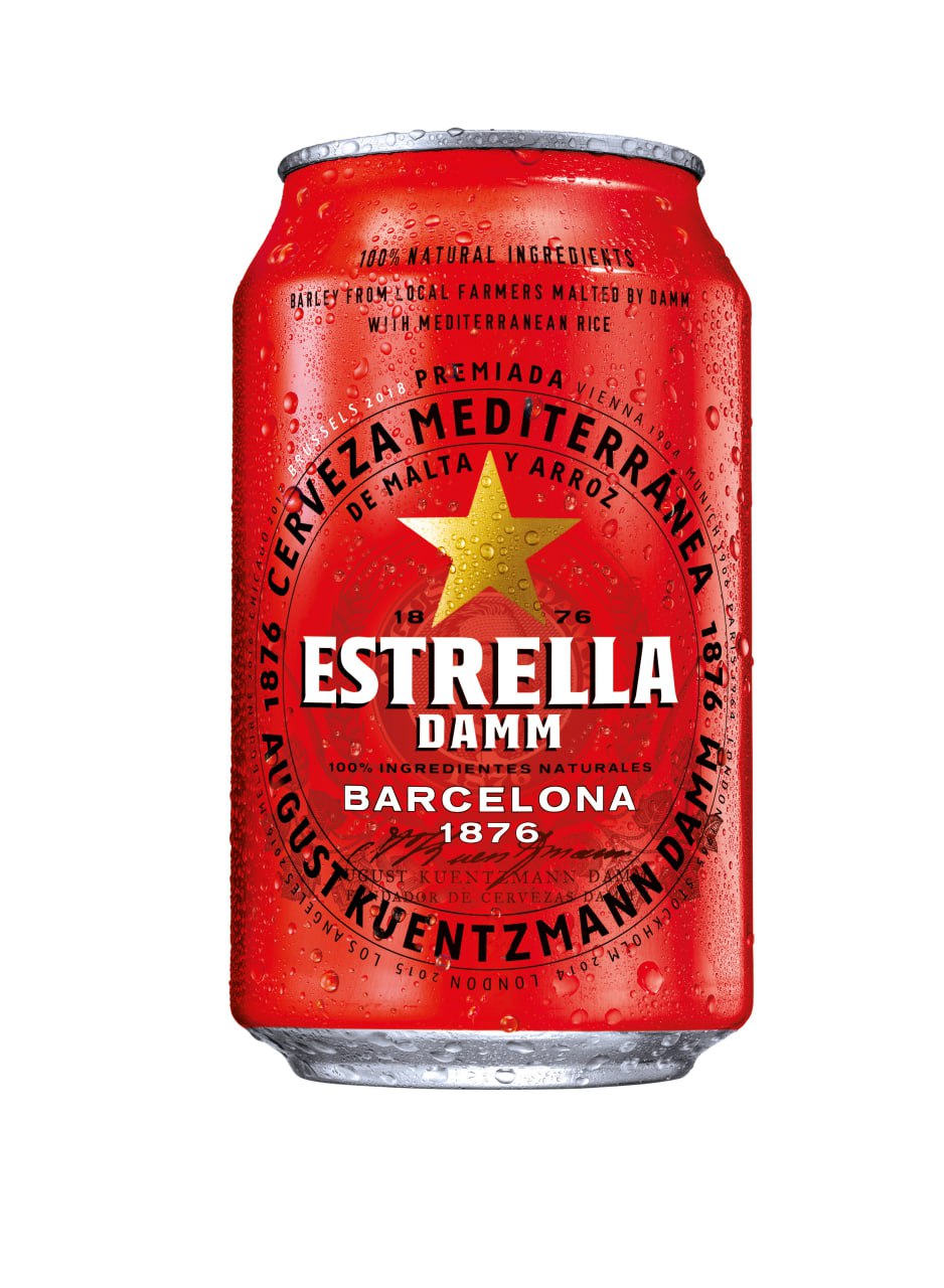 Estrella Μπύρα κουτί Estrella Barcelona (4x330 ml)