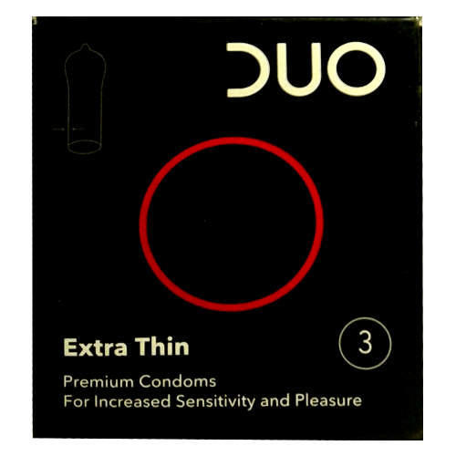 Προφυλακτικά Extra Thin DUO (3 τεμ)