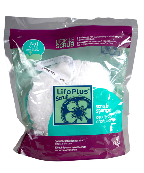 Σφουγγάρι Απολέπισης Λευκό LifoPlus (1 τεμ) -0,50€