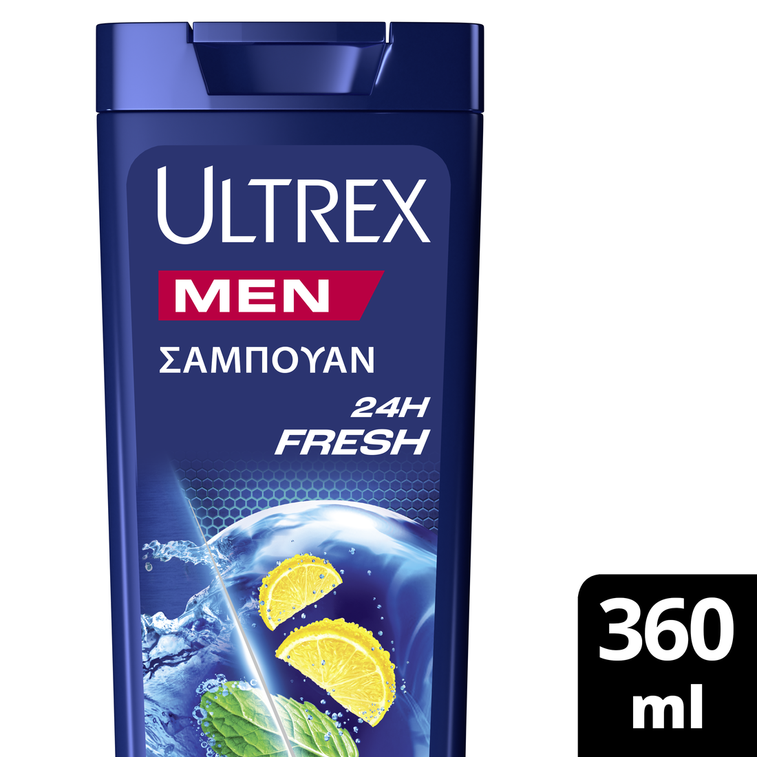 Ελαϊς-Unilever Hellas Α.Ε. Αντιπιτυριδικό Σαμπουάν 24h Fresh για Κάθε Τύπο Μαλλιών Ultrex (360ml)
