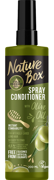 Treatment Spray Conditioner για Προστασία από το Σπάσιμο με Έλαιο Ελιάς Nature Box (200ml)