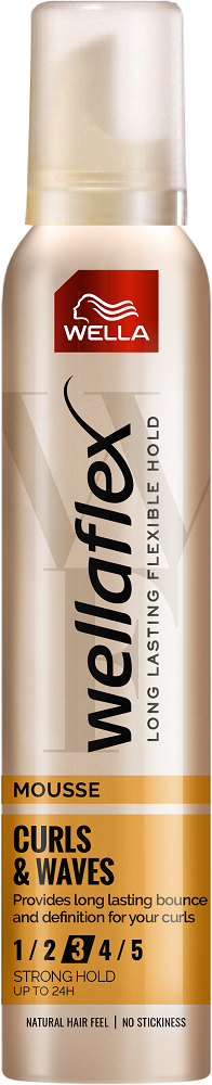 Αφρός Μαλλιών για Μπούκλες str Hold Wellaflex Wella (200ML)