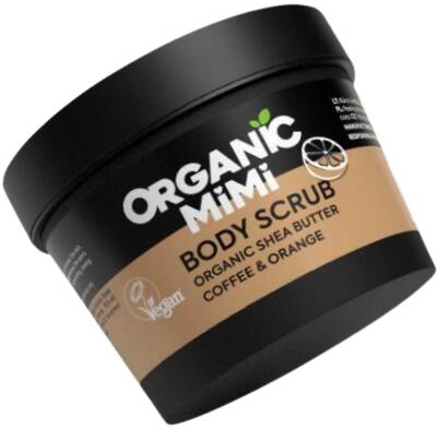 Organic Brands Scrub Σώματος με Καφέ και Πορτοκάλι Organic Mimi (120gr)