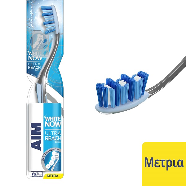 Οδοντόβουρτσα White Now Ultra Reach Μέτρια Aim (1 τεμ.)