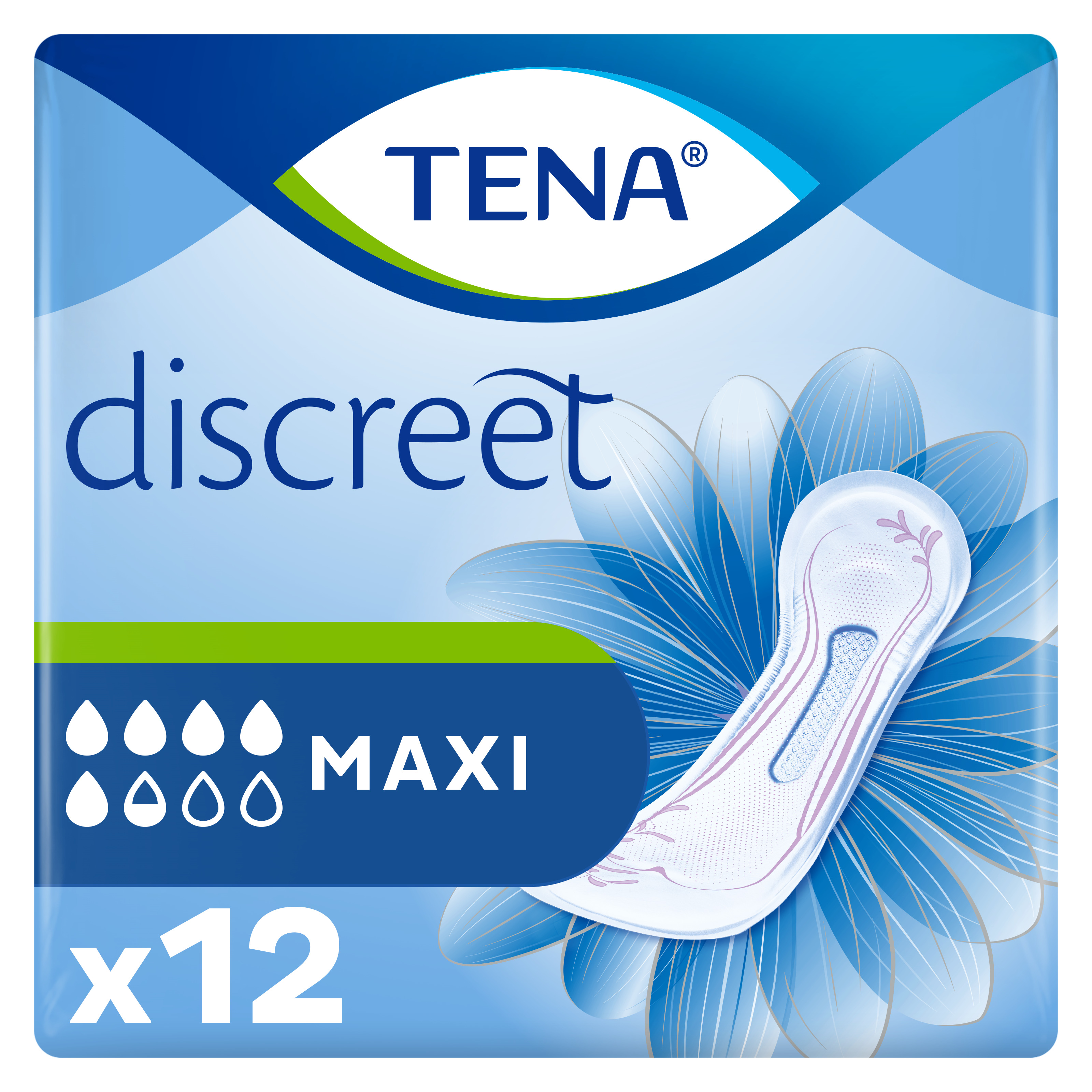 Σερβιέτες Maxi Instadry Tena Lady (12τεμ)