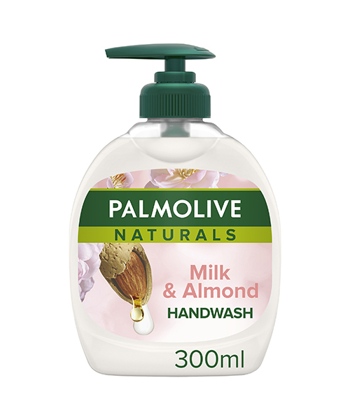Υγρό Κρεμοσάπουνο Αντλία Naturals Γάλα & Αμύγδαλο Palmolive (300 ml)