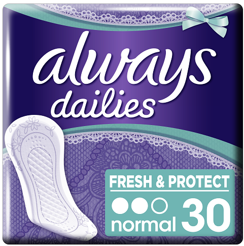 Σερβιετάκια Fresh & Protect Normal Always (30 τεμ )
