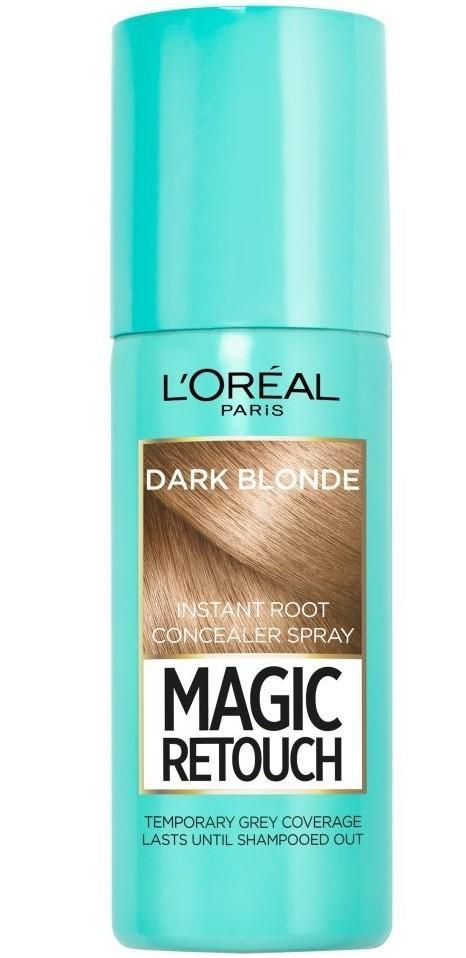 Spray Προσωρινής Κάλυψης Λευκών Dark Blonde Magic Retouch L’Oreal (75 ml)