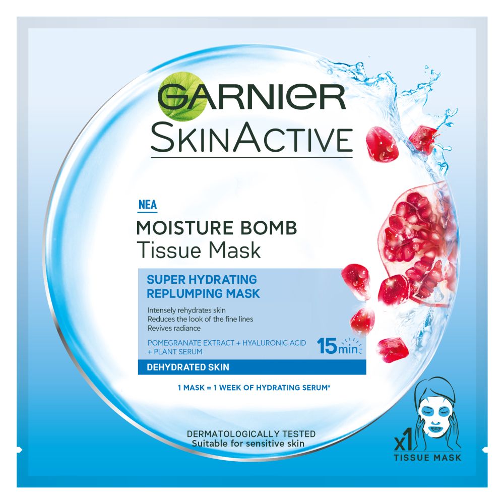 Μάσκα Βαθιάς Ενυδάτωσης Moisture Bomb Garnier (1 τεμ)