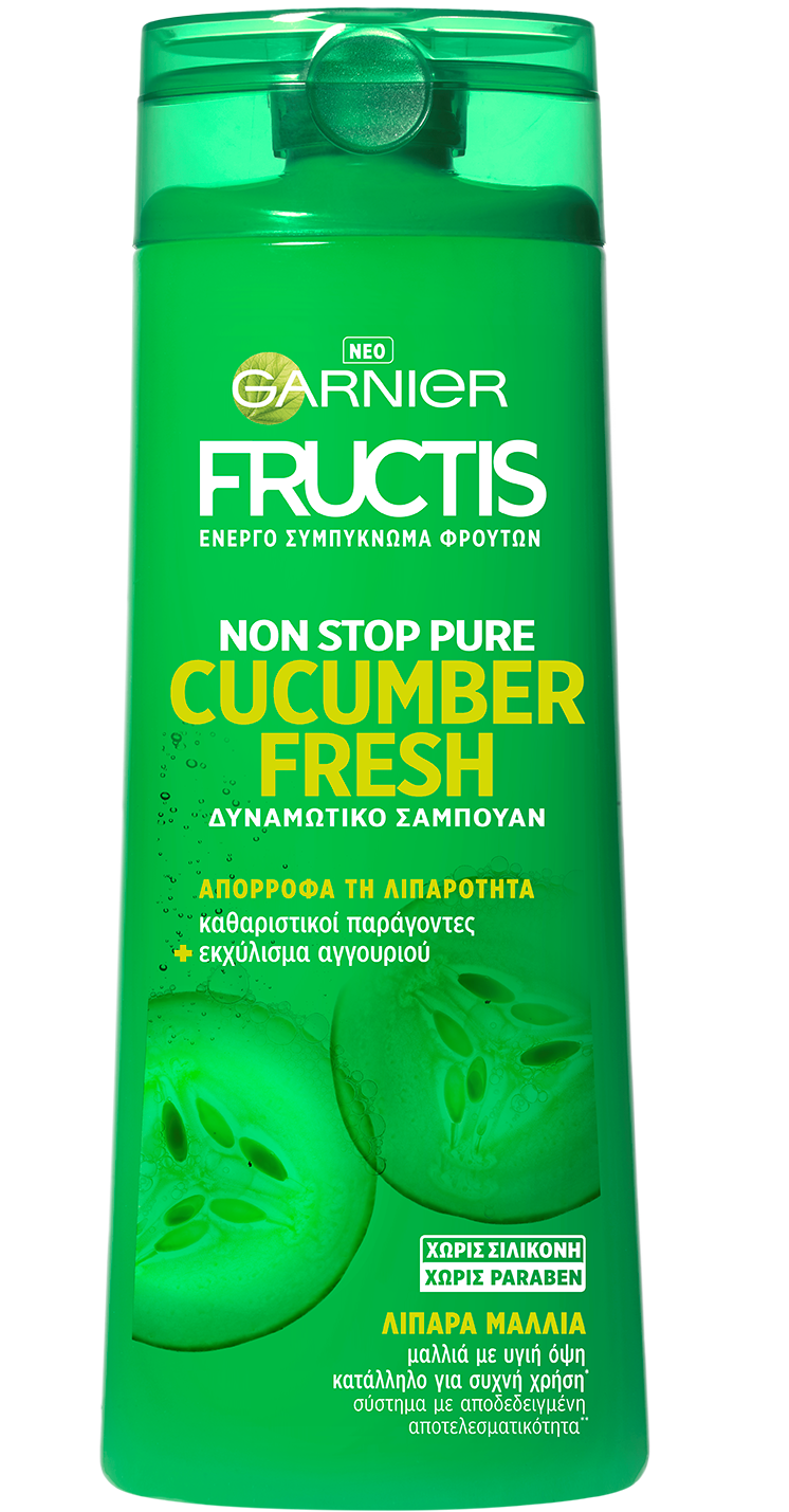 Σαμπουάν Cucumber Fresh Fructis Garnier (400ml)