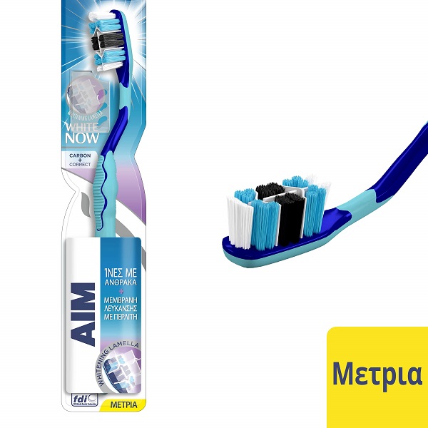Οδοντόβουρτσα White now CC Μέτρια Aim (1 τεμ)