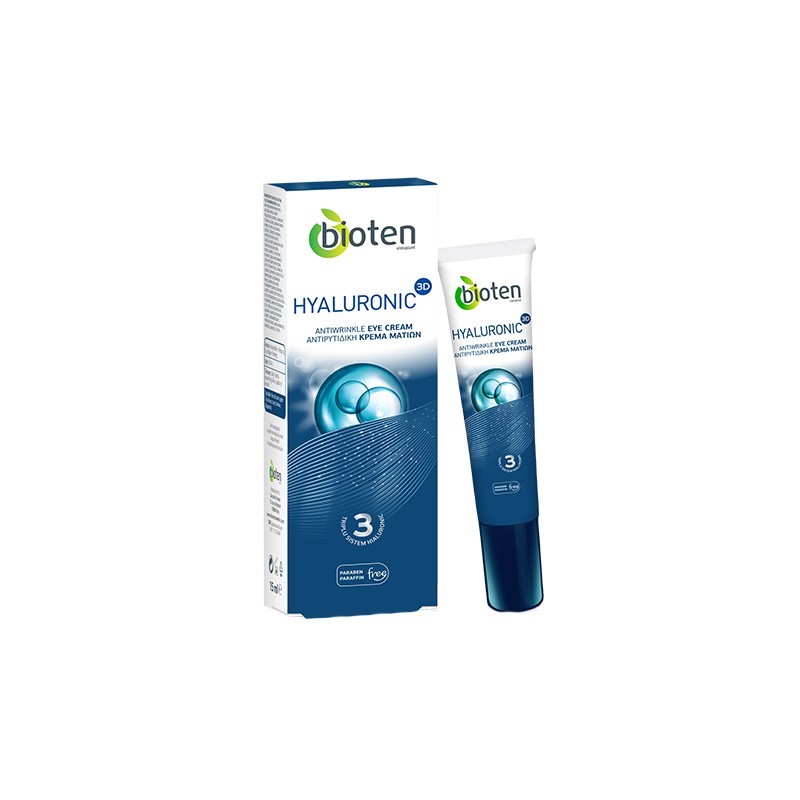 Κρέμα Ματιών Hyaluronic 3D Bioten (15 ml)