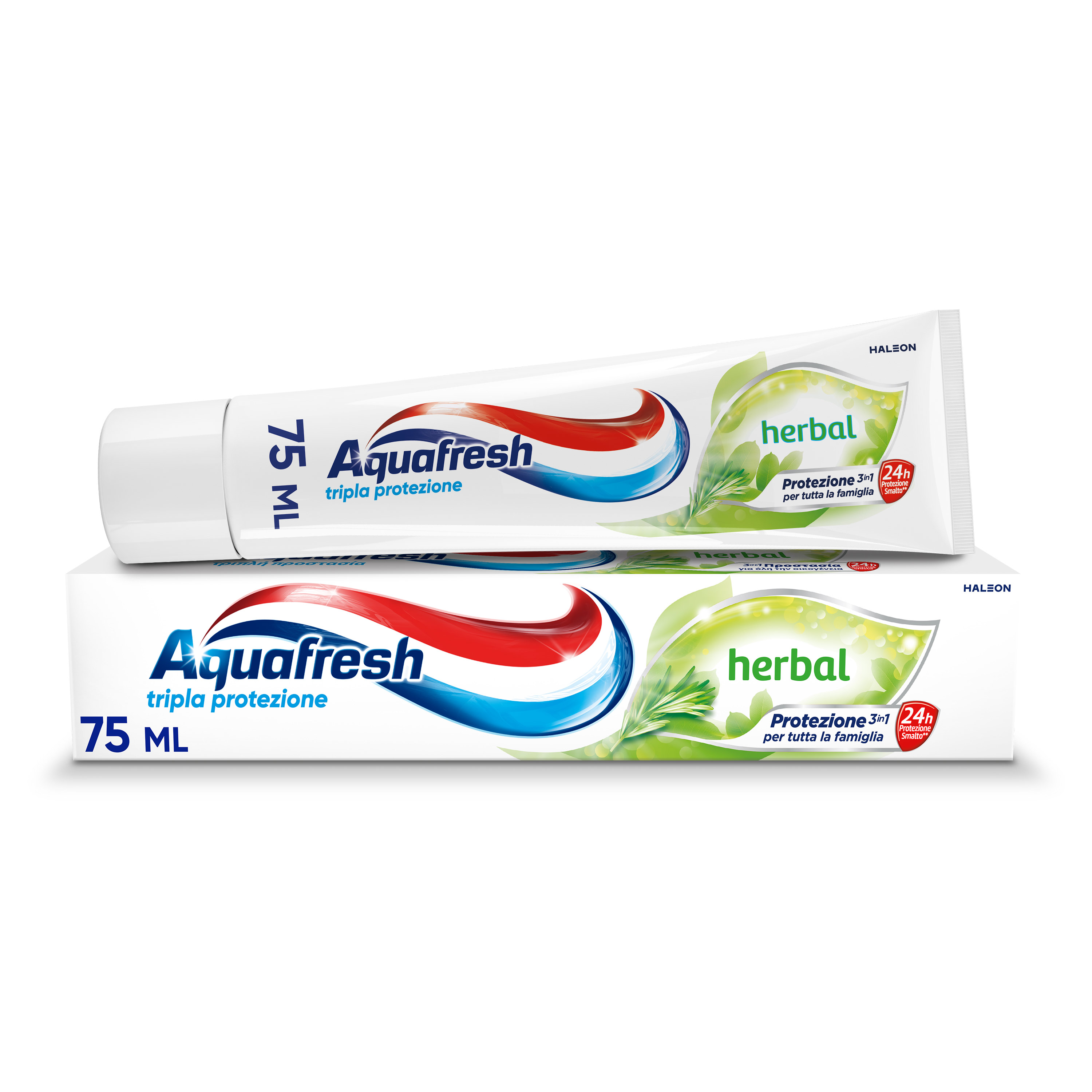 GSK Οδοντόκρεμα Herbal Triple Protection Aquafresh (75ml)