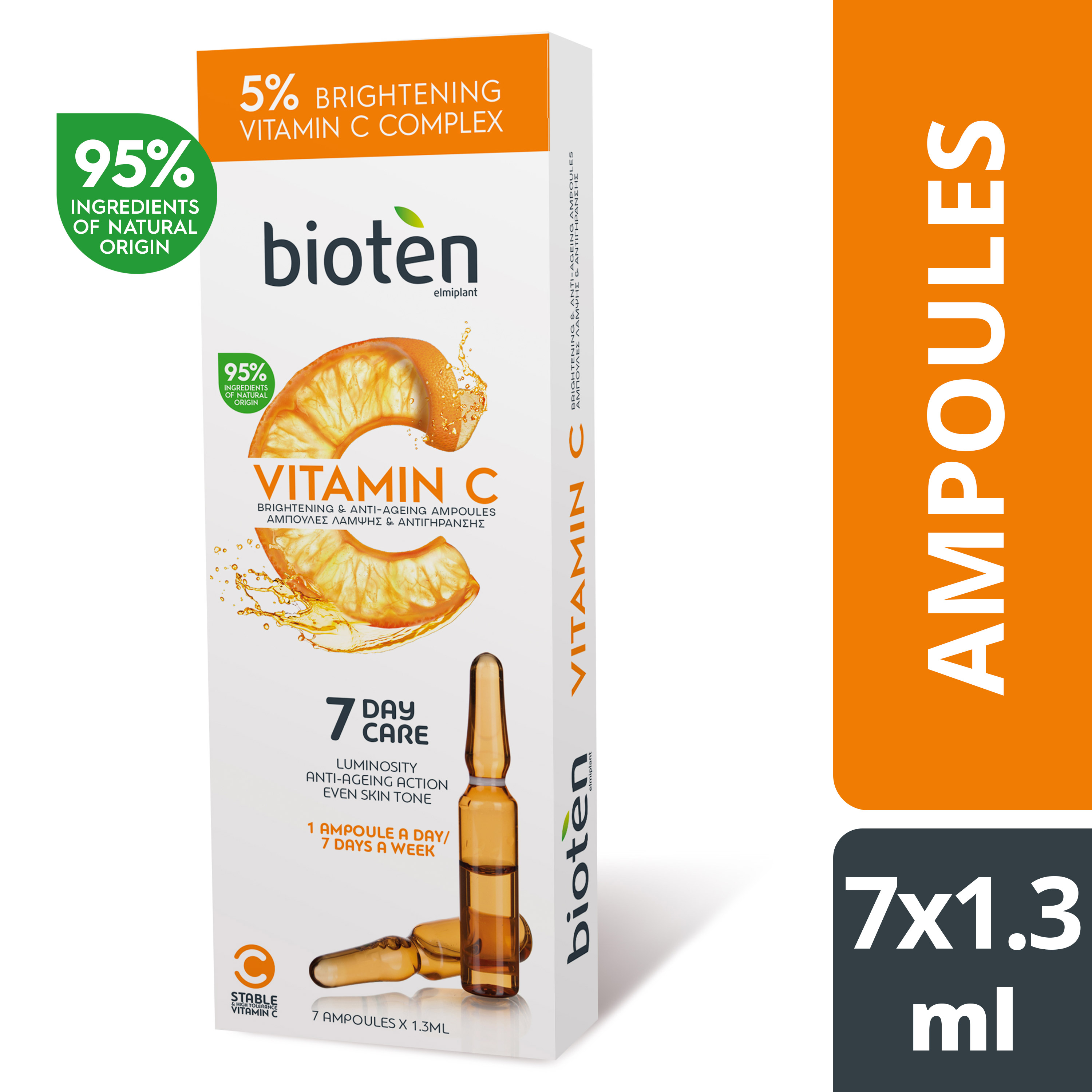 brightening anti ageing serum vitamin c bioten 7x1 3ml