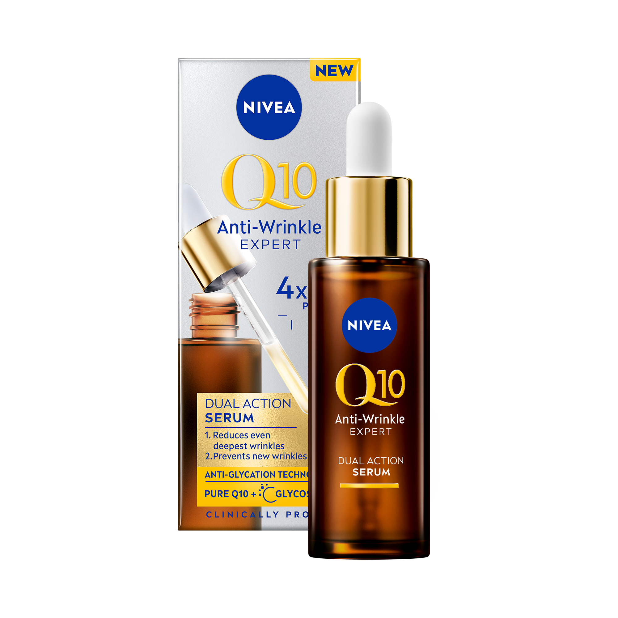Beiersdorf Ορός Προσώπου κατά των Ρυτίδων Q10 Dual Action Nivea (30ml)