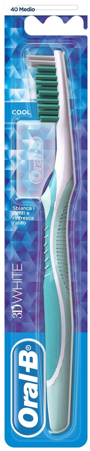 Οδοντόβουρτσα 3D White Cool 40 Μέτρια Oral B