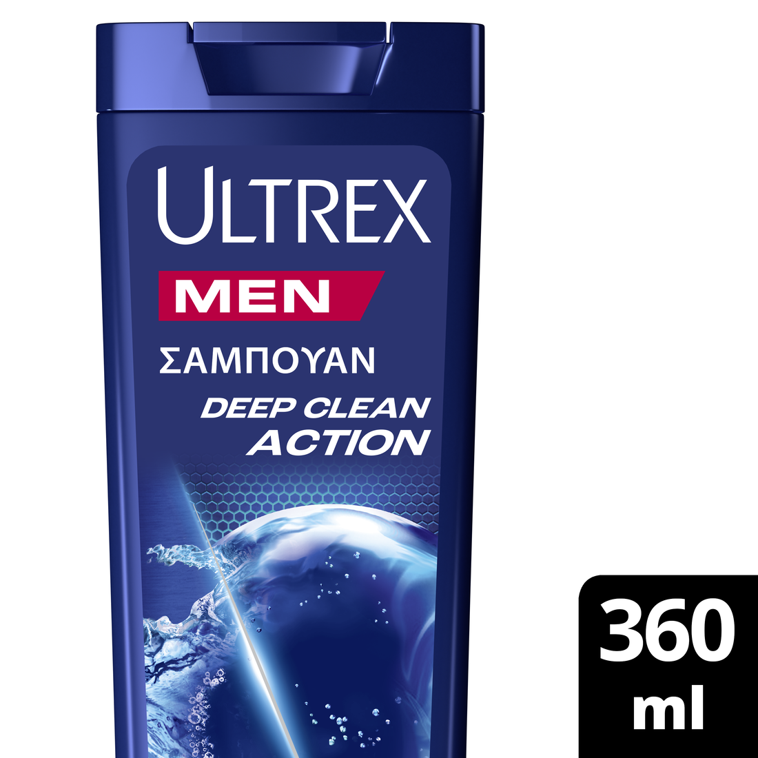 Ελαϊς-Unilever Hellas Α.Ε. Αντιπιτυριδικό Σαμπουάν Deep Clean Action για Κάθε Τύπο Μαλλιών Ultrex (360ml)