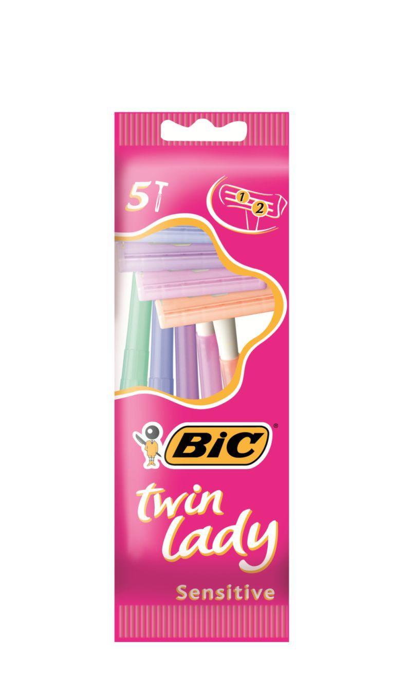 Ξυραφάκια Twin Lady Bic (5 τεμ)